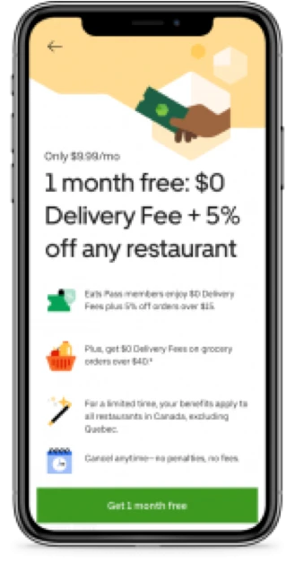 Uber Eats Pass