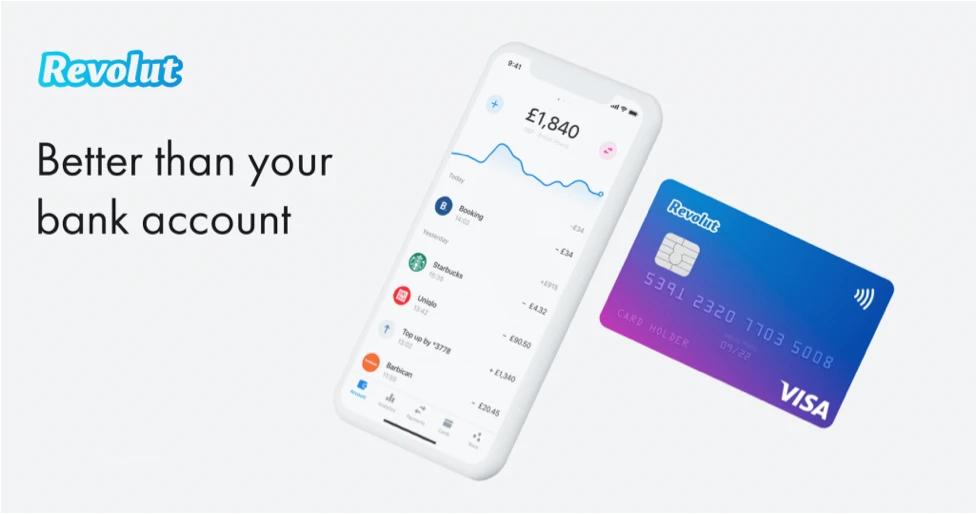 Revolut banking card (early days)