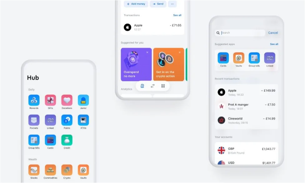 Revolut Super App UX/UI