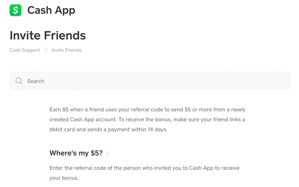 Cash App - Referral Bonus