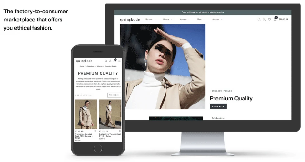 Springkode - Portuguese Fashion startup