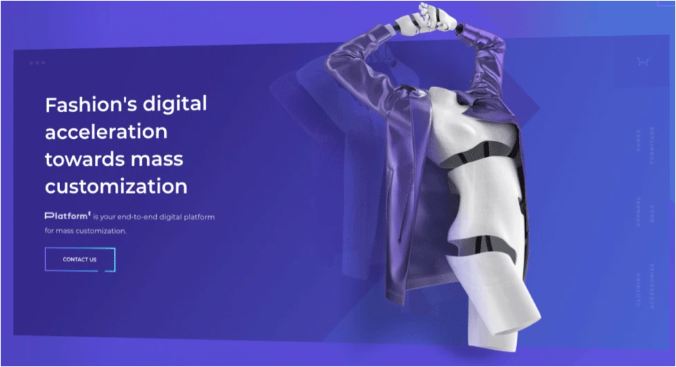 PlatformE - visual - mass customization fashion