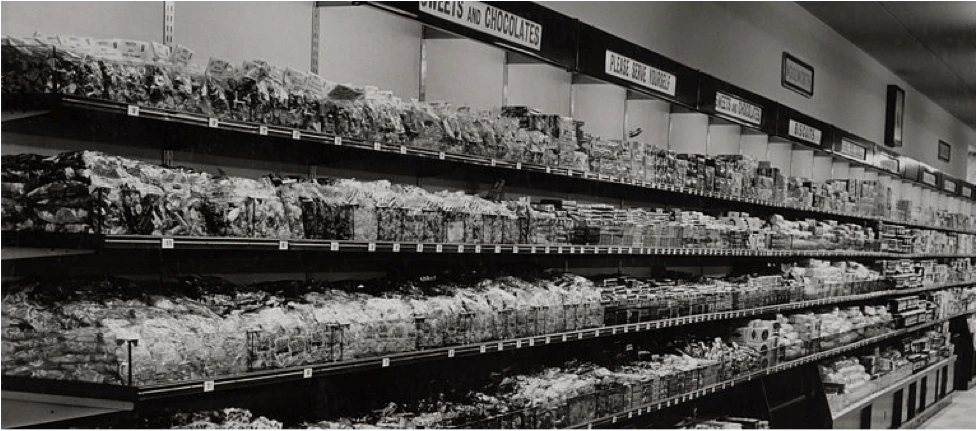 Woolworths New Self-Service Model - 1950s