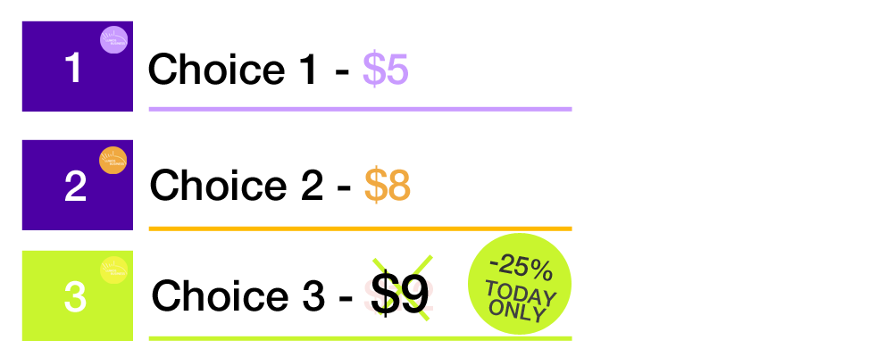 Rule of 3s - Color-Coded Influence