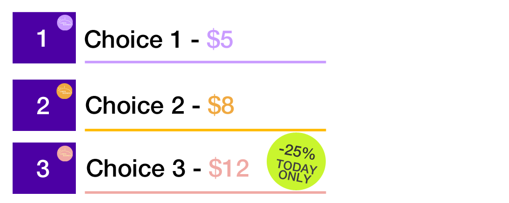 Rule of 3s - Decision Making & Discounts & Time-Limited