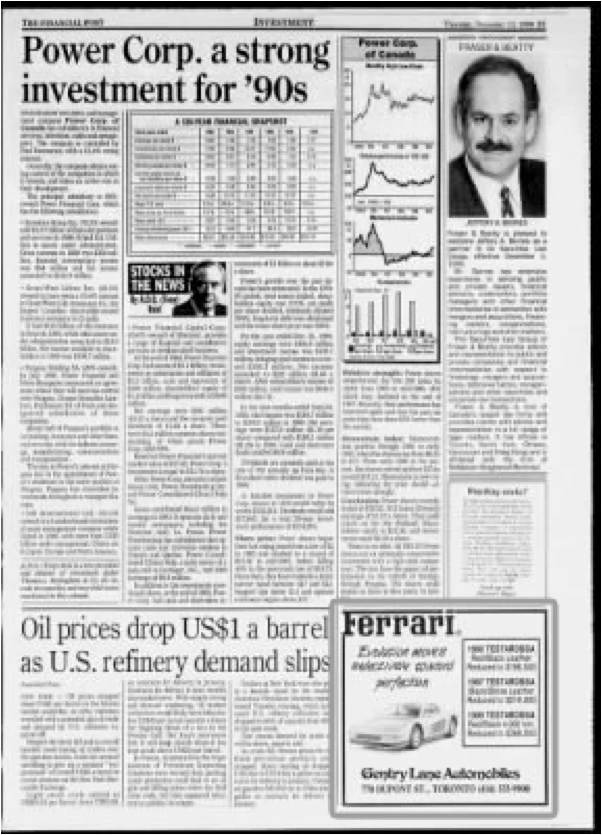 Old Newspaper Business Model - Advertising 
