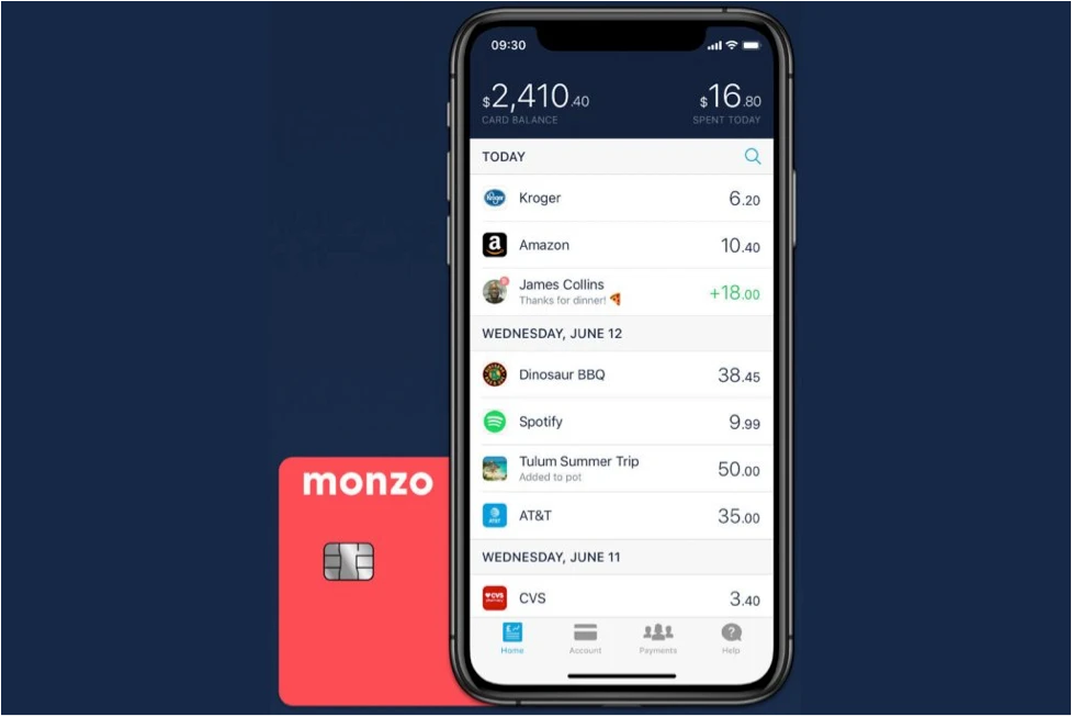 Monzo Mobile UX
