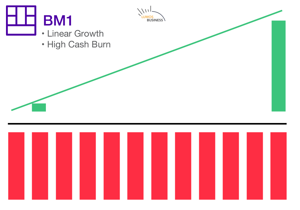 Business Model 1 - Linear Growth Projections