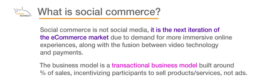 social commerce definition